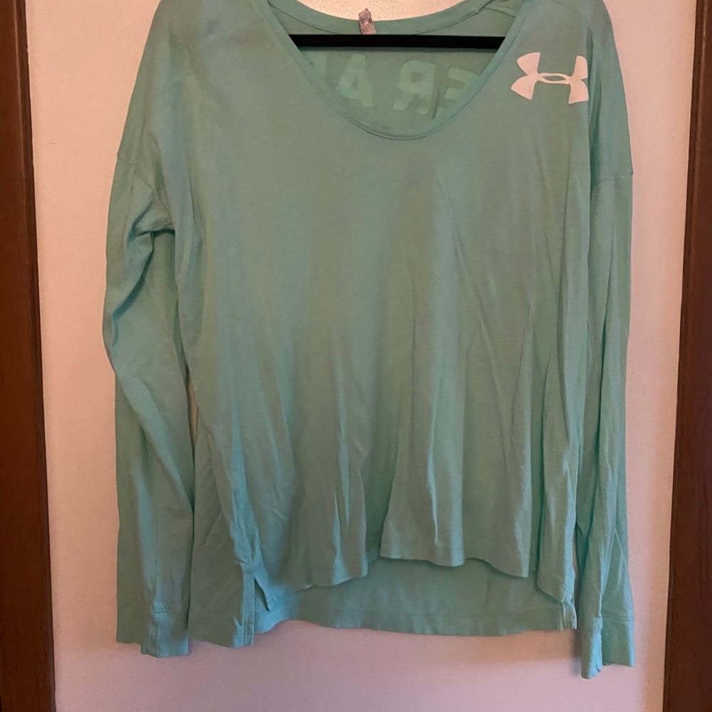 Under Armour Women's Aqua Long Sleeve Top